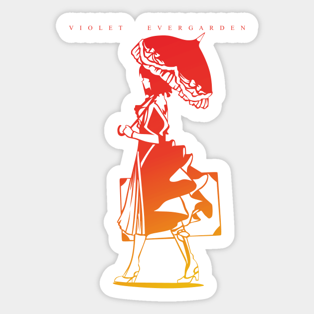 Violet Evergarden Anime Sunset Sticker by zerooneproject